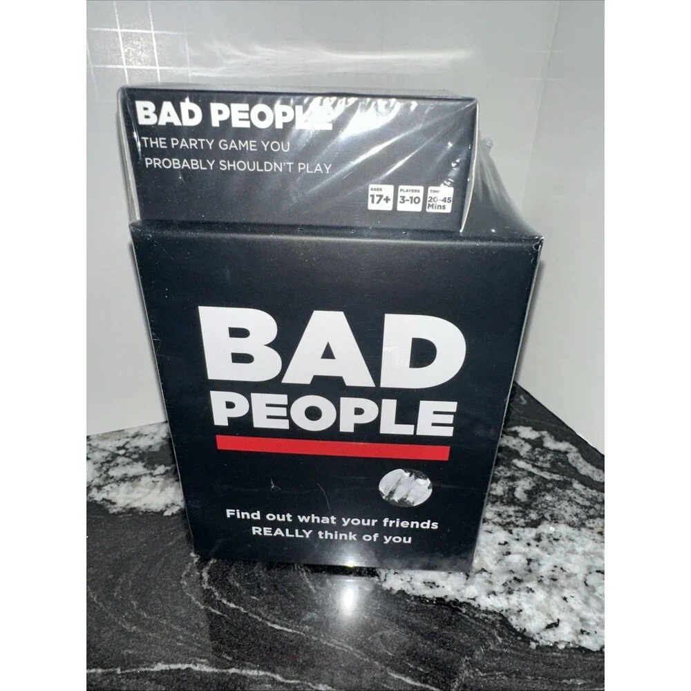 BAD PEOPLE  Game + After Dark EXPANSION Pack PARTY Game